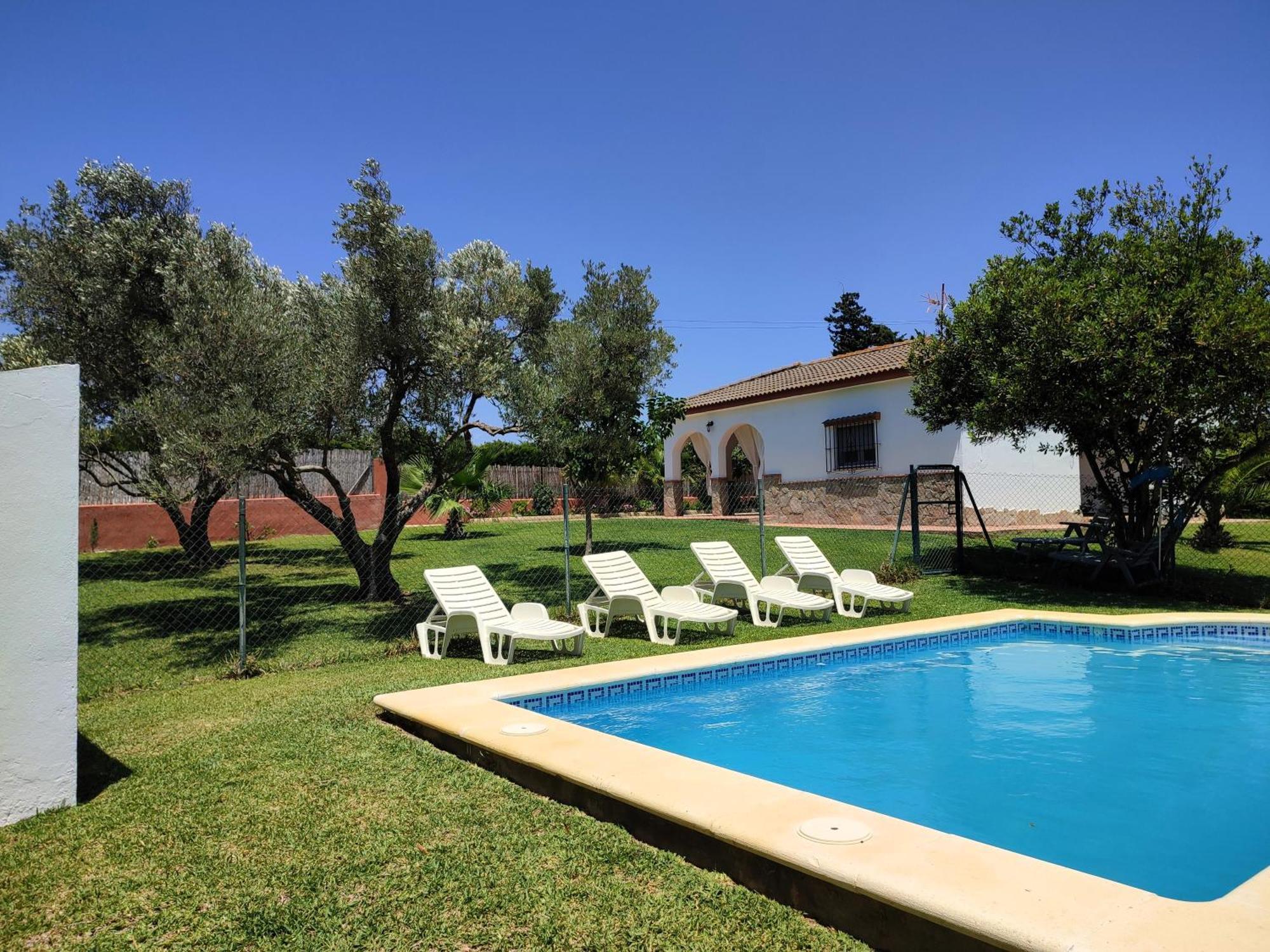 Casa Rural El Laurel Con Piscina Privada Conil De La Frontera Exteriör bild